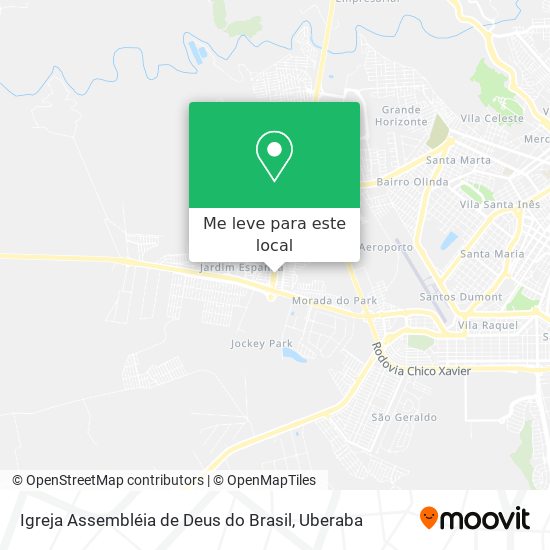 Igreja Assembléia de Deus do Brasil mapa