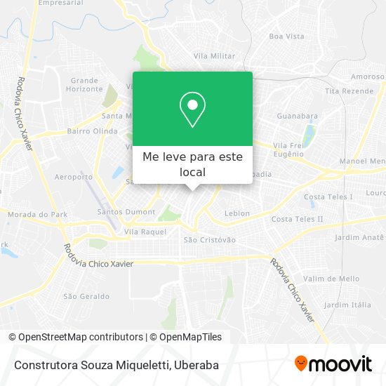 Construtora Souza Miqueletti mapa