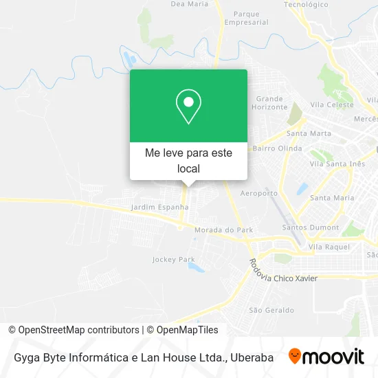 Gyga Byte Informática e Lan House Ltda. mapa