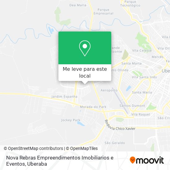 Nova Rebras Empreendimentos Imobiliarios e Eventos mapa