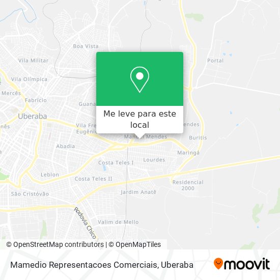 Mamedio Representacoes Comerciais mapa