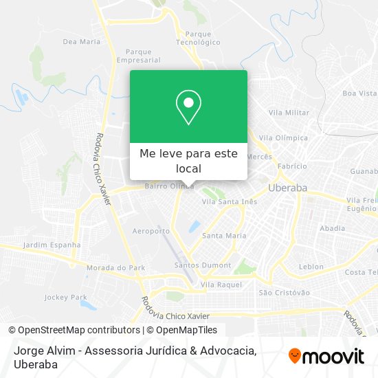 Jorge Alvim - Assessoria Jurídica & Advocacia mapa