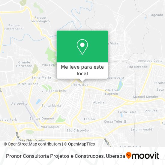 Pronor Consultoria Projetos e Construcoes mapa