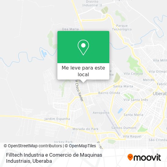 Filltech Industria e Comercio de Maquinas Industriais mapa