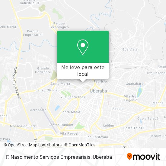 F. Nascimento Serviços Empresariais mapa