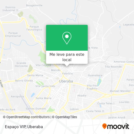 Espaço VIP mapa