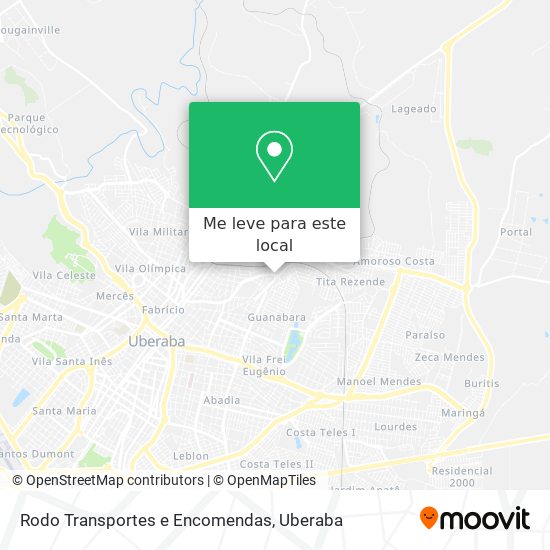 Rodo Transportes e Encomendas mapa