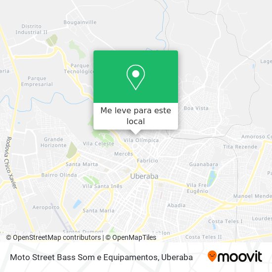 Moto Street Bass Som e Equipamentos mapa