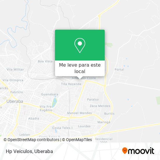 Hp Veículos mapa