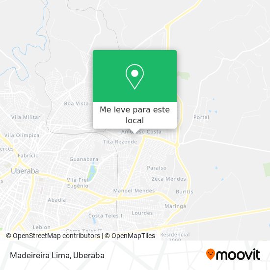 Madeireira Lima mapa
