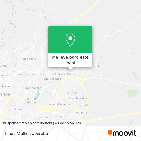 Linda Mulher mapa