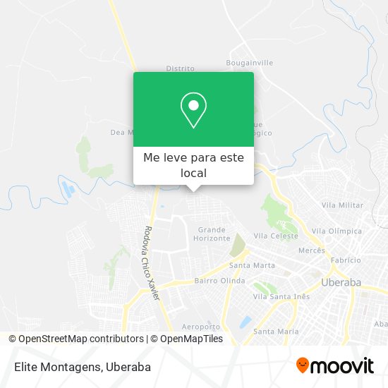 Elite Montagens mapa