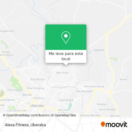 Alexa Fitness mapa