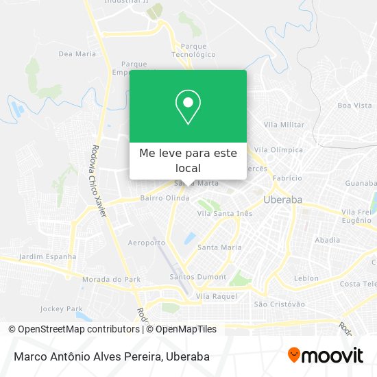 Marco Antônio Alves Pereira mapa