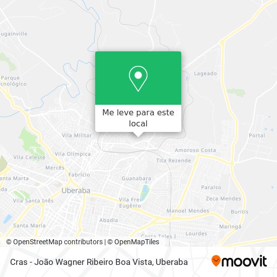 Cras - João Wagner Ribeiro Boa Vista mapa