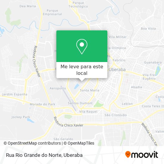 Rua Rio Grande do Norte mapa