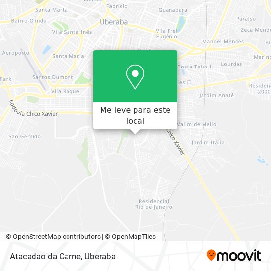 Atacadao da Carne mapa