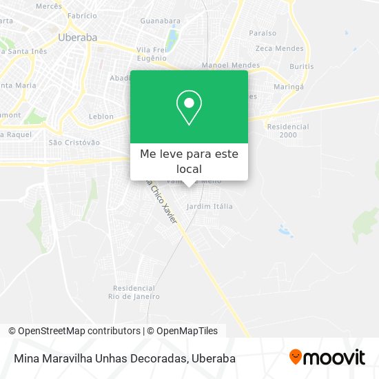 Mina Maravilha Unhas Decoradas mapa