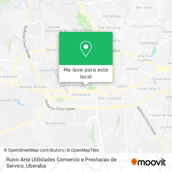 Ruivo Arte Utilidades Comercio e Prestacao de Servico mapa