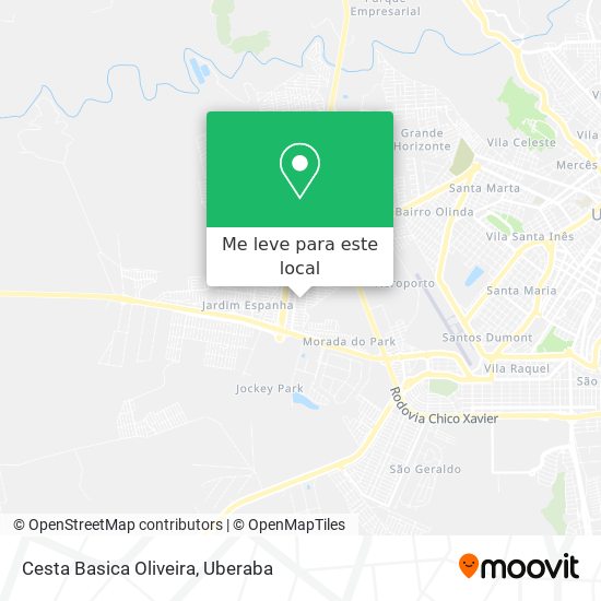 Cesta Basica Oliveira mapa