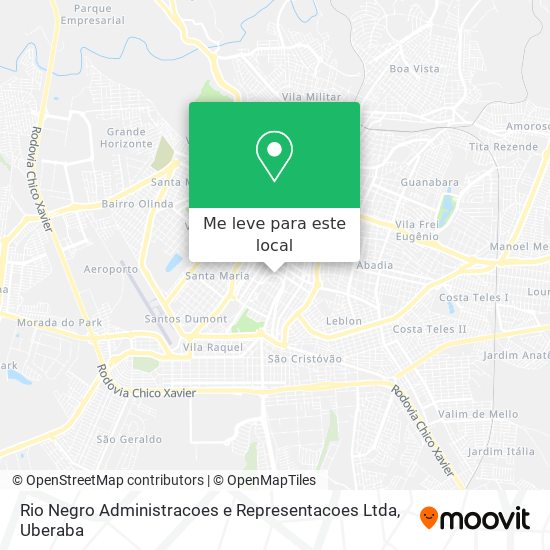 Rio Negro Administracoes e Representacoes Ltda mapa