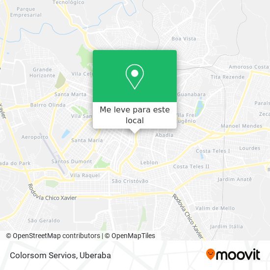 Colorsom Servios mapa