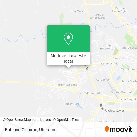 Butecao Caipirao mapa