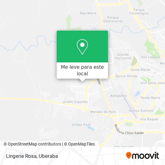 Lingerie Rosa mapa