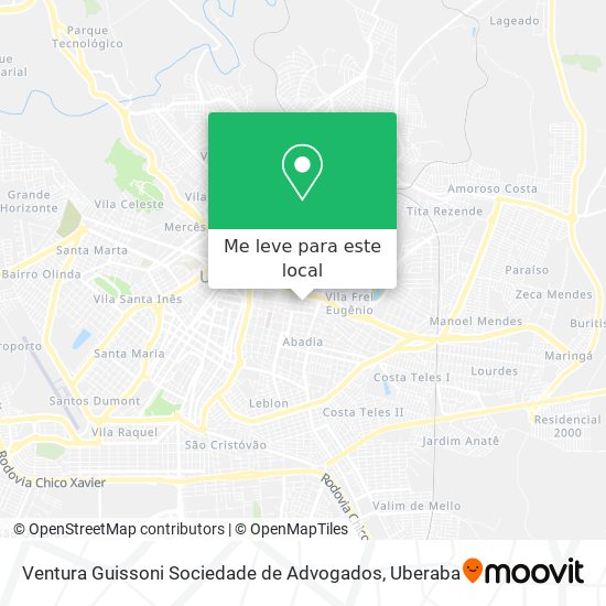 Ventura Guissoni Sociedade de Advogados mapa