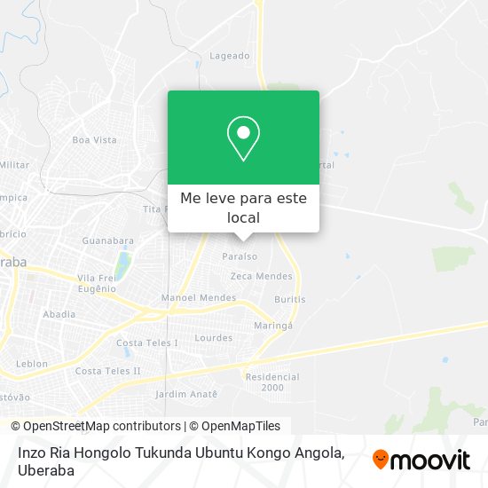 Inzo Ria Hongolo Tukunda Ubuntu Kongo Angola mapa