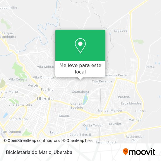 Bicicletaria do Mario mapa