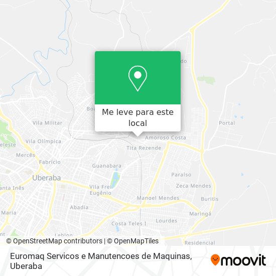 Euromaq Servicos e Manutencoes de Maquinas mapa