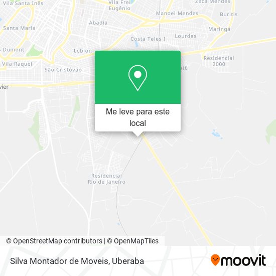 Silva Montador de Moveis mapa