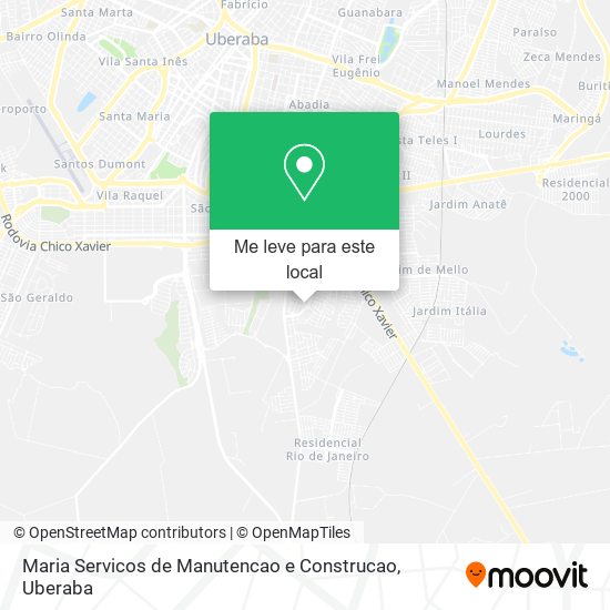 Maria Servicos de Manutencao e Construcao mapa