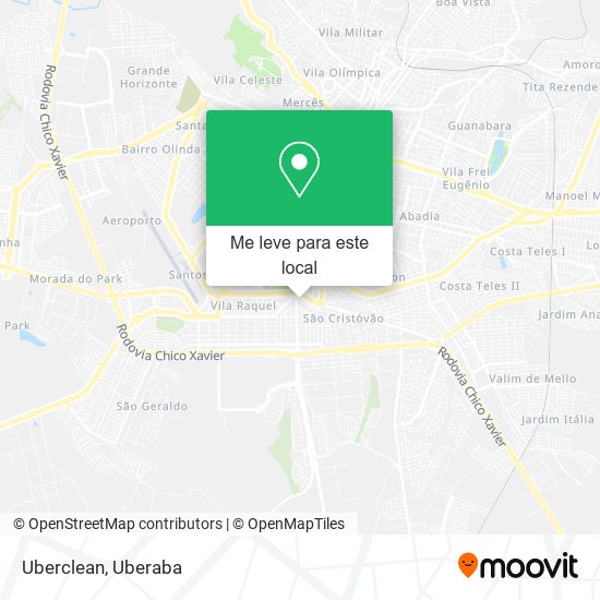 Uberclean mapa