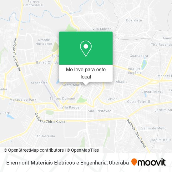 Enermont Materiais Eletricos e Engenharia mapa