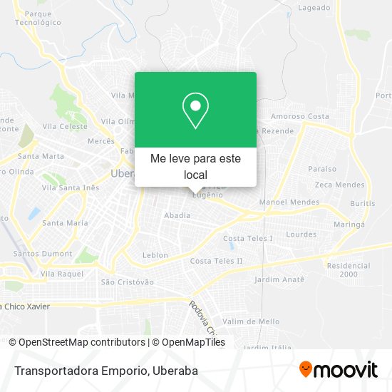 Transportadora Emporio mapa