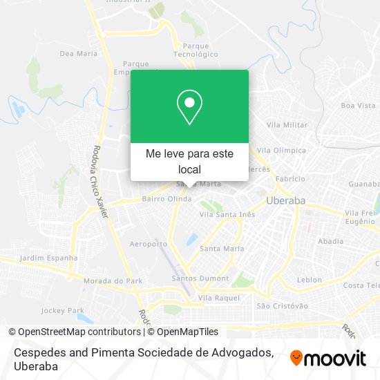Cespedes and Pimenta Sociedade de Advogados mapa