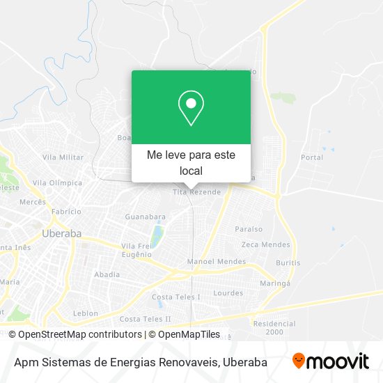 Apm Sistemas de Energias Renovaveis mapa