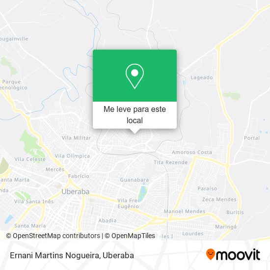 Ernani Martins Nogueira mapa