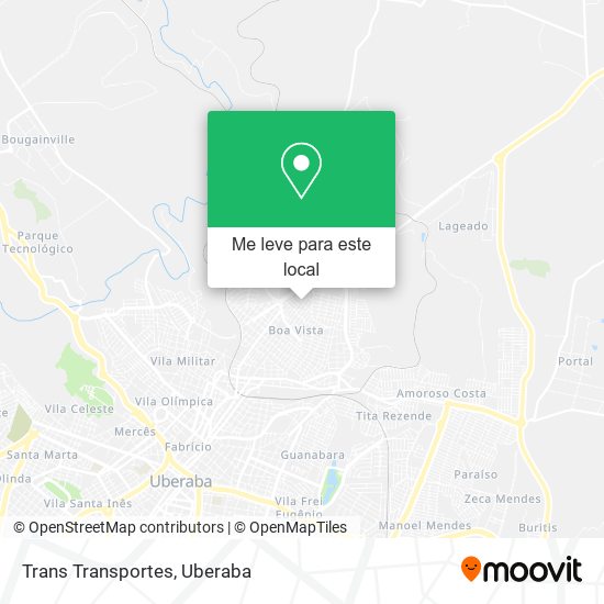 Trans Transportes mapa