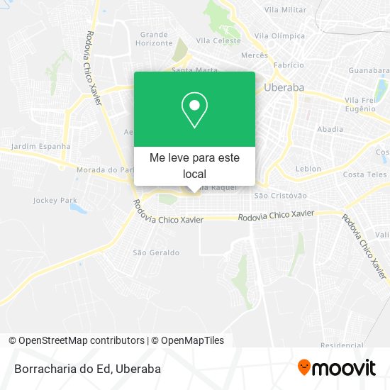 Borracharia do Ed mapa