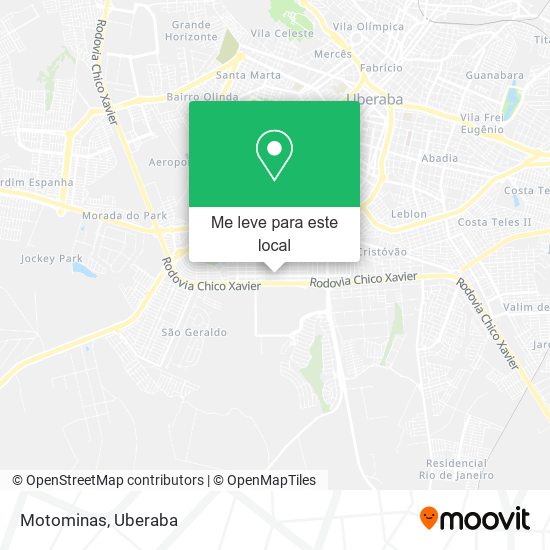 Motominas mapa