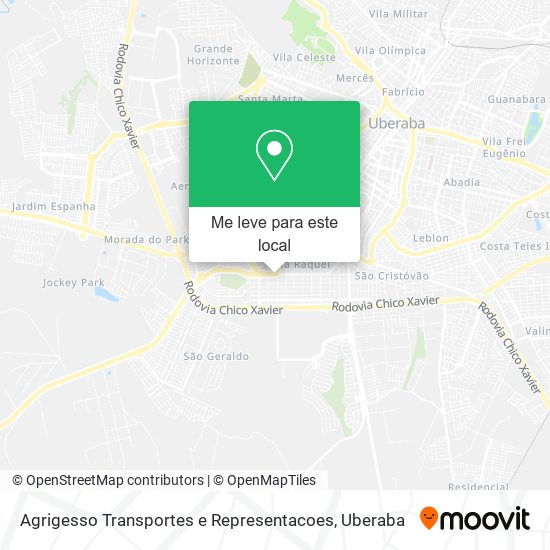 Agrigesso Transportes e Representacoes mapa