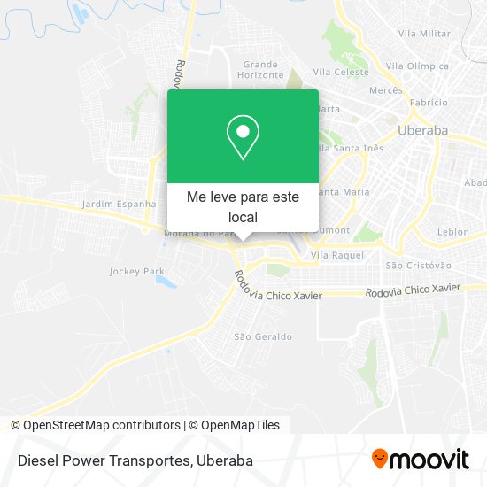 Diesel Power Transportes mapa