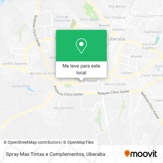 Spray Max Tintas e Complementos mapa