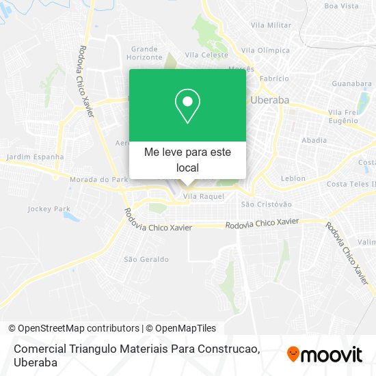 Comercial Triangulo Materiais Para Construcao mapa