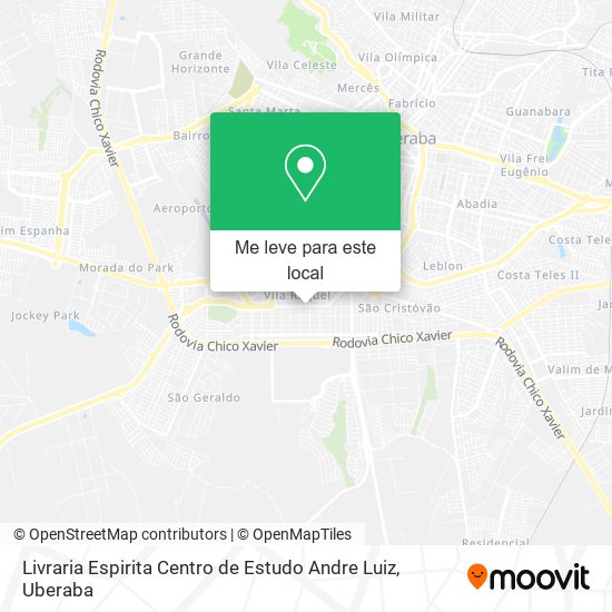Livraria Espirita Centro de Estudo Andre Luiz mapa