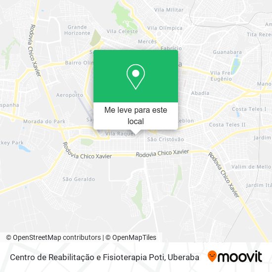 Centro de Reabilitação e Fisioterapia Poti mapa