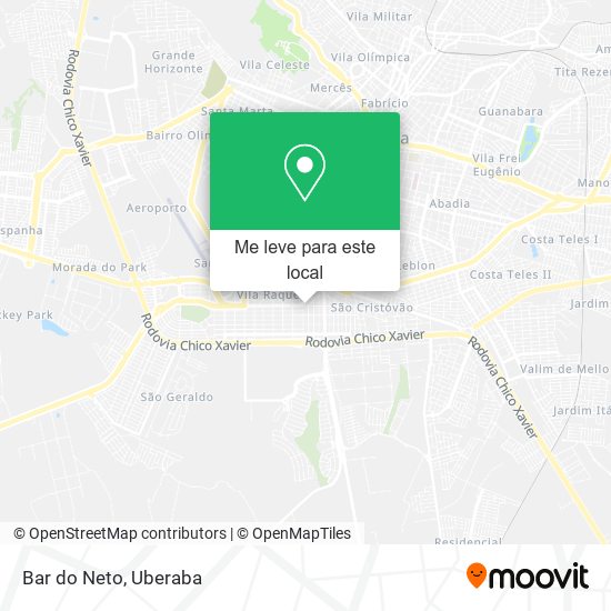 Bar do Neto mapa